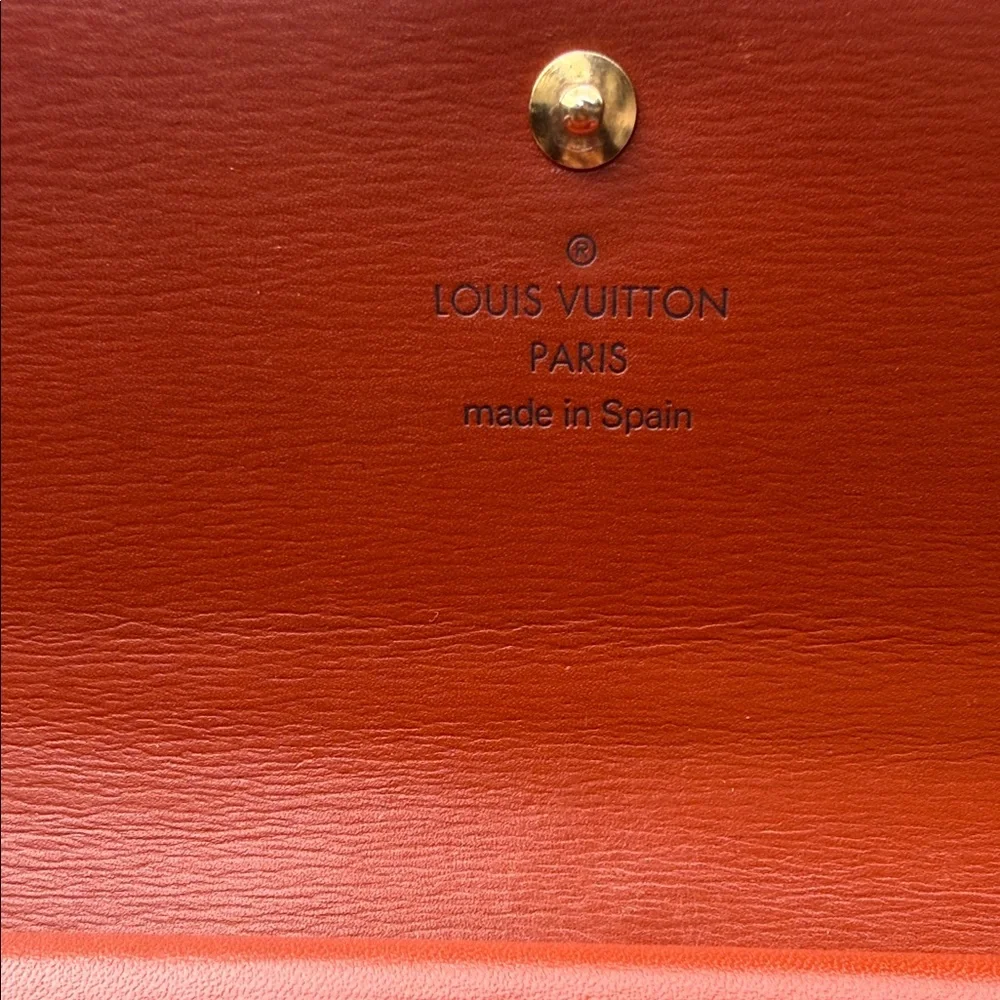 Louis Vuitton LV Brown Epi Leather Clutch Wallet